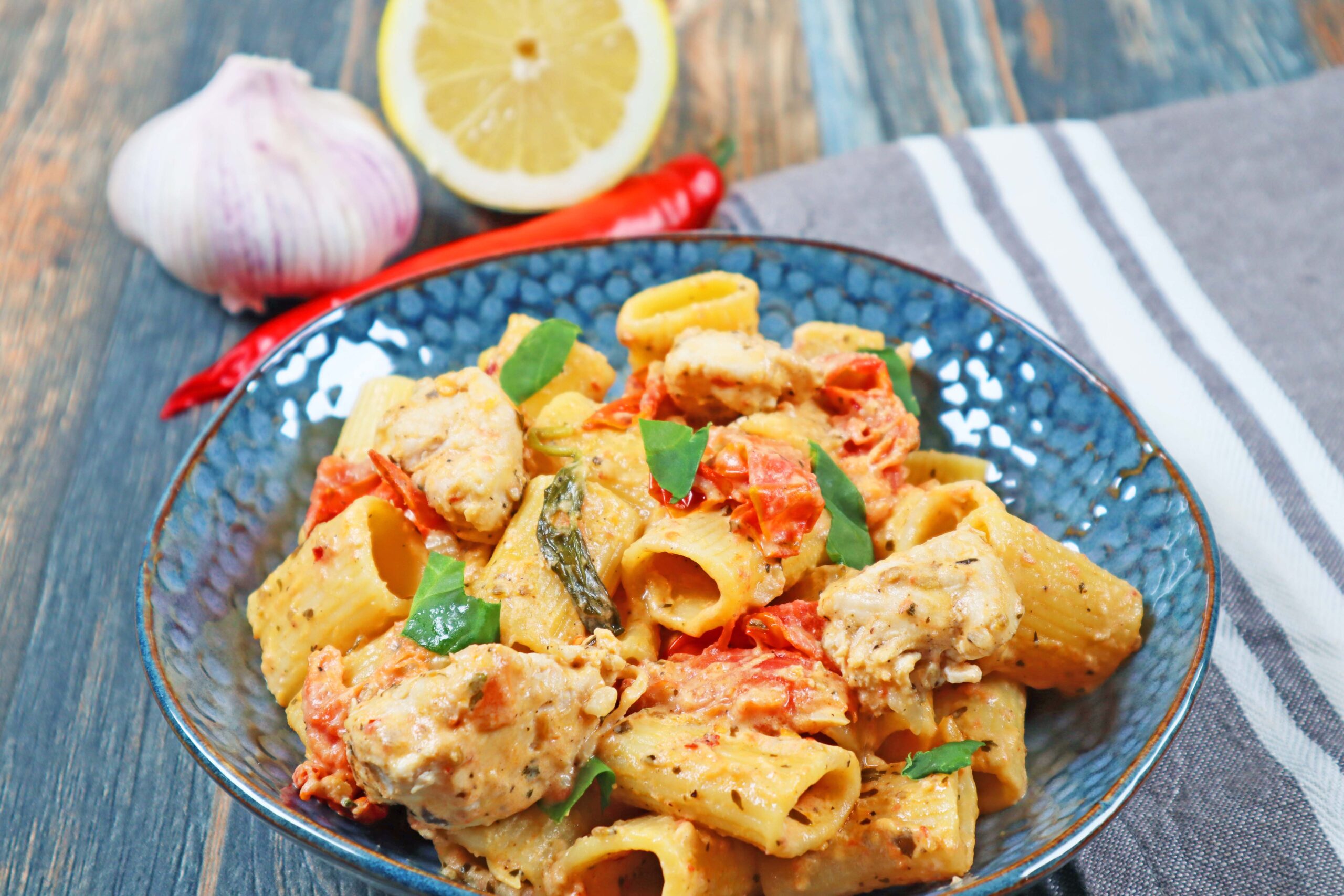 You are currently viewing Kyckling- och Fetaostpasta